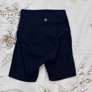 Lululemon Athletica Blue and Black Athletic Shorts